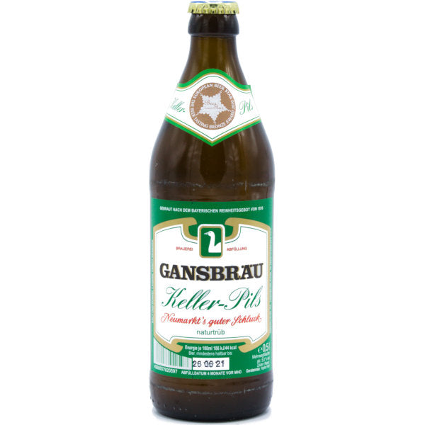 Gansbräu - Kellerpils (18 Flaschen)