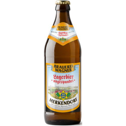 Brauerei Wagner - Lagerbier ungespundet (18 Flaschen)